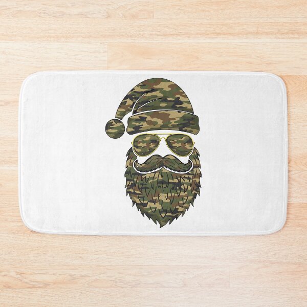 Item preview, santa face camo christmas hunting family design designed and sold by ArtDesignTp.