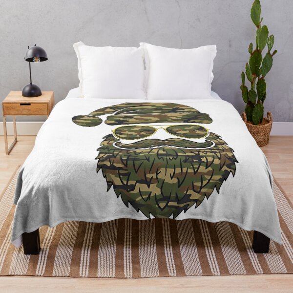 Item preview, santa face camo christmas hunting family design designed and sold by ArtDesignTp.