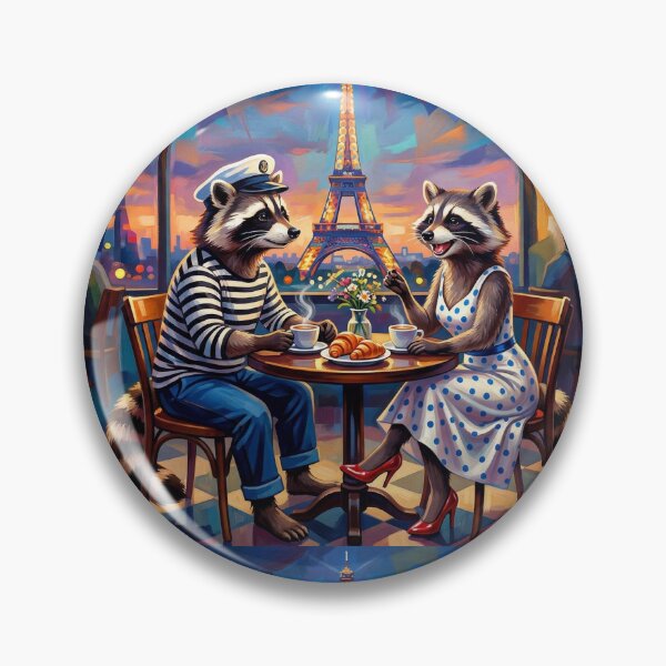 Item preview, Loving raccoons in Paris. designed and sold by Natalia-Vlad.