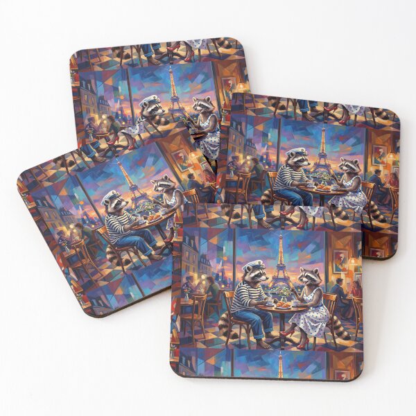 Item preview, Loving raccoons in Paris. designed and sold by Natalia-Vlad.