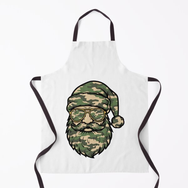 Item preview, vintage santa face christmas camo hunting dad designed and sold by ArtDesignTp.