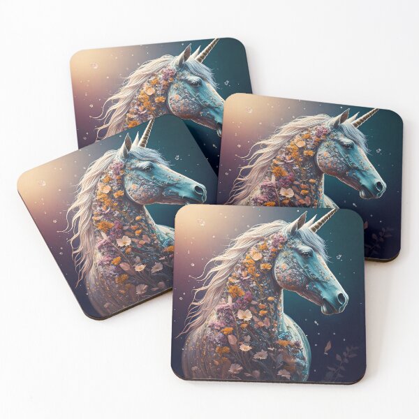 Item preview, Elegant Floral Unicorn designed and sold by BetweenForms.