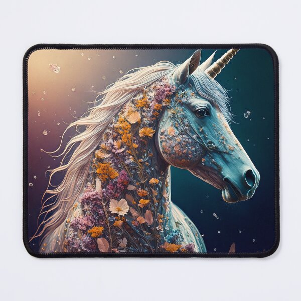 Item preview, Elegant Floral Unicorn designed and sold by BetweenForms.