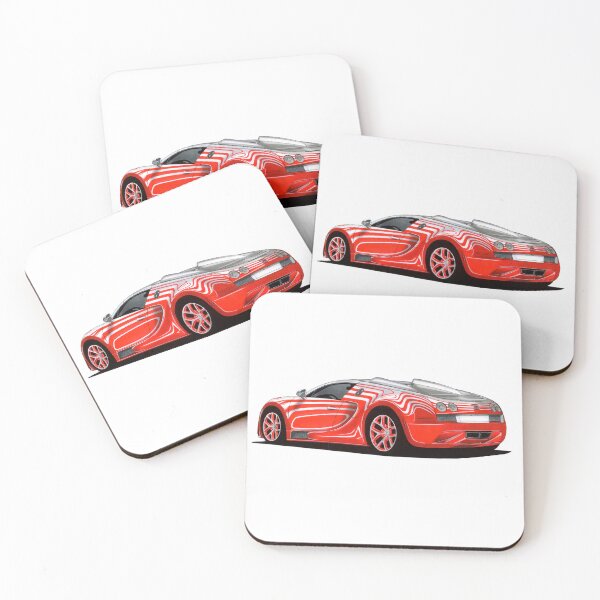 Item preview, Exclusive drawing legendary mid-engine W16 hyper car Veyron Grand Sport L'Or Blanc  designed and sold by Cars23.
