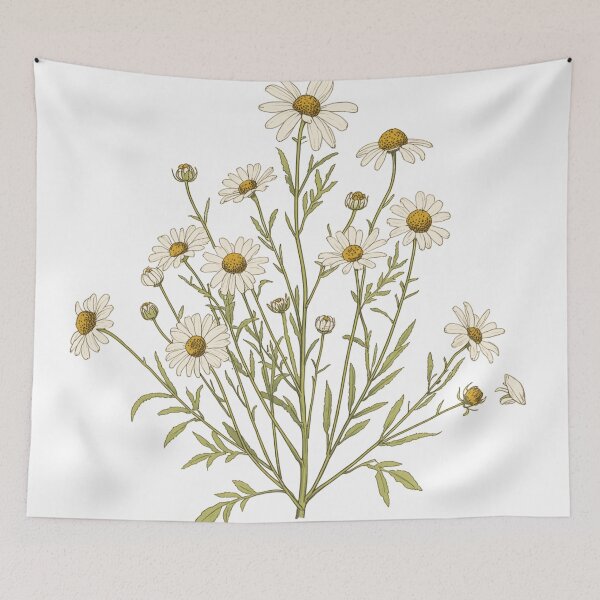Item preview, Vintage Chamomile Botanical Illustration designed and sold by VintageTips.
