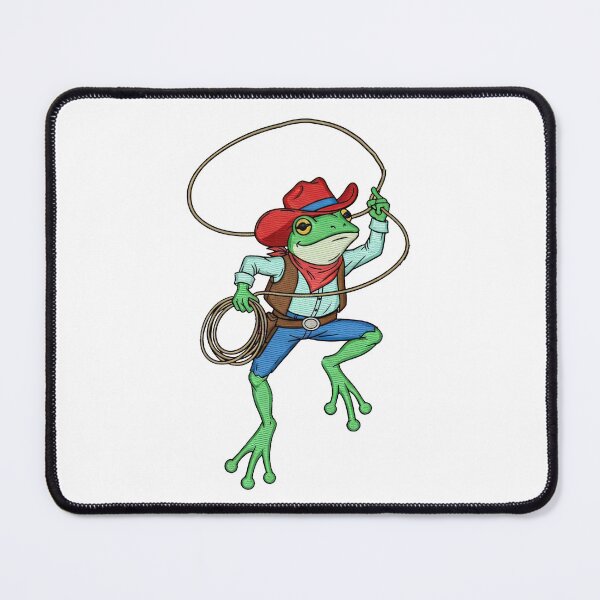 Item preview, Cowboy Frog Lassoing Adventure Western designed and sold by TeeARTHY.