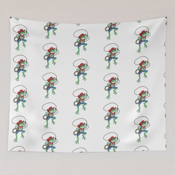 Item preview, Cowboy Frog Lassoing Adventure Western designed and sold by TeeARTHY.