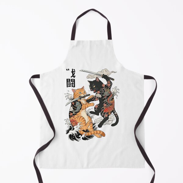 Item preview, Samurai Cats Ninja Duel Japanese Aesthetic designed and sold by TeeARTHY.