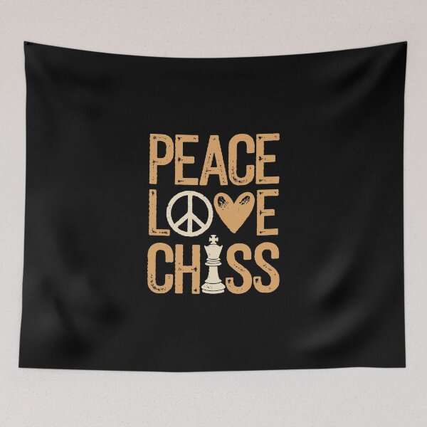 Item preview, Peace Love Chess designed and sold by jkrphoto.