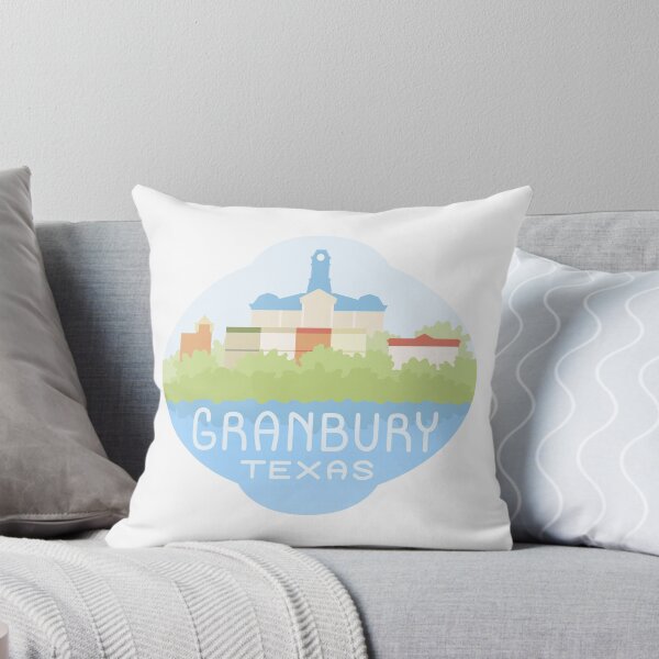Item preview, Granbury, Texas Downtown Lake Sticker designed and sold by Places By Hagen Carter.