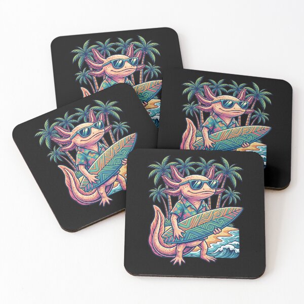 Item preview, Surfer Axolotl designed and sold by ReneMM.