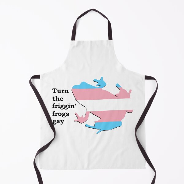 Item preview, Turn the friggin frogs gay - Trans Pride designed and sold by Toadtally.