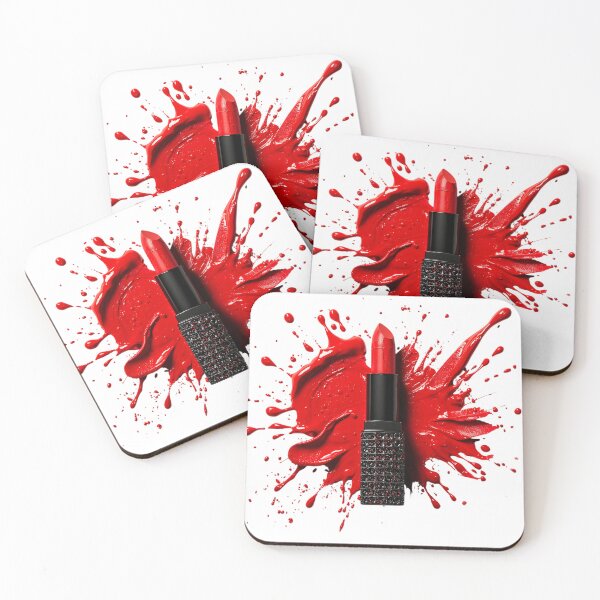 Item preview, red lipstick splash designed and sold by TanyaLovus.