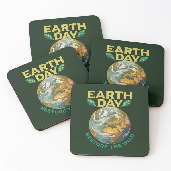 Item preview, Earth Day Restore the Wild Nature Conservation Aesthetic designed and sold by LinaValearte.