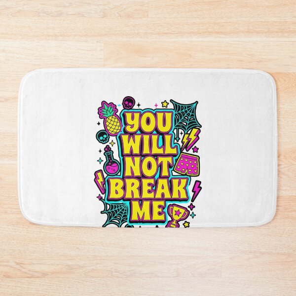 Item preview, You Will Not Break Me Resilience Motivation Strong Independent Statement designed and sold by SofenArt.