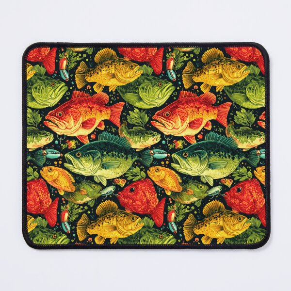 Item preview, Dense Green and Yellow Fish Painting designed and sold by Piotrek0001.