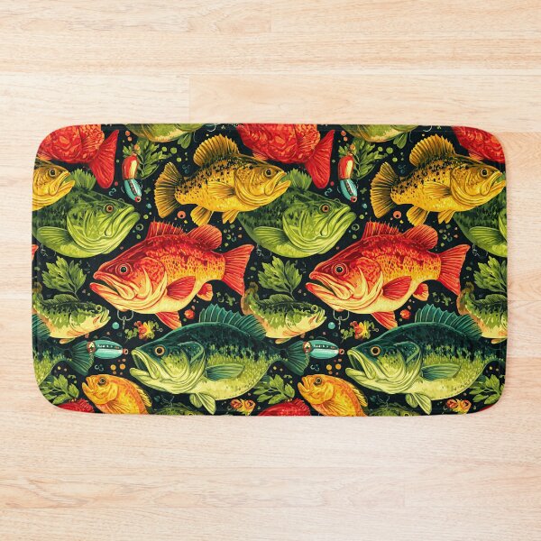Item preview, Dense Green and Yellow Fish Painting designed and sold by Piotrek0001.