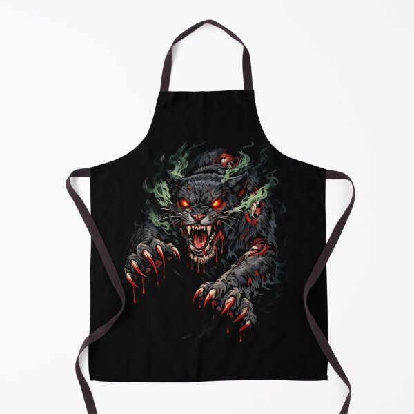 Item preview, Demonic Puma Unleashed – Fiery Eyes Horror Beast designed and sold by Sonic Nova Studios.