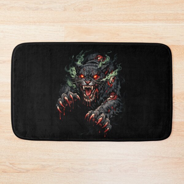 Item preview, Demonic Puma Unleashed – Fiery Eyes Horror Beast designed and sold by Sonic Nova Studios.