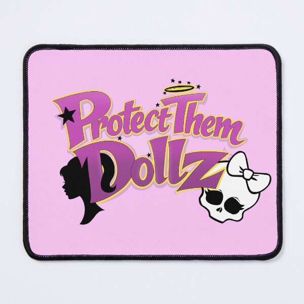 Item preview, Protect Them Dollz Sticker designed and sold by LittleRockArt.