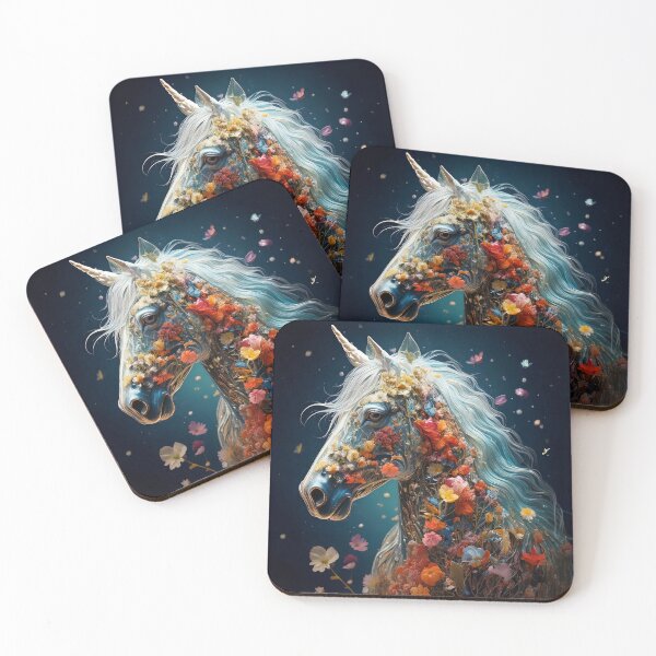 Item preview, Glowing Textured Unicorn Fantasy Artwork designed and sold by BetweenForms.
