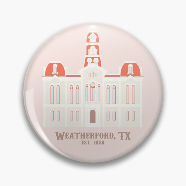 Item preview, Weatherford, Parker County, Texas Courthouse Rose designed and sold by Places By Hagen Carter.
