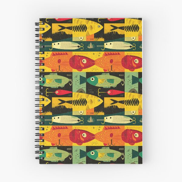 Item preview, Retro Colored Fish and Lures Blocks designed and sold by Piotrek0001.
