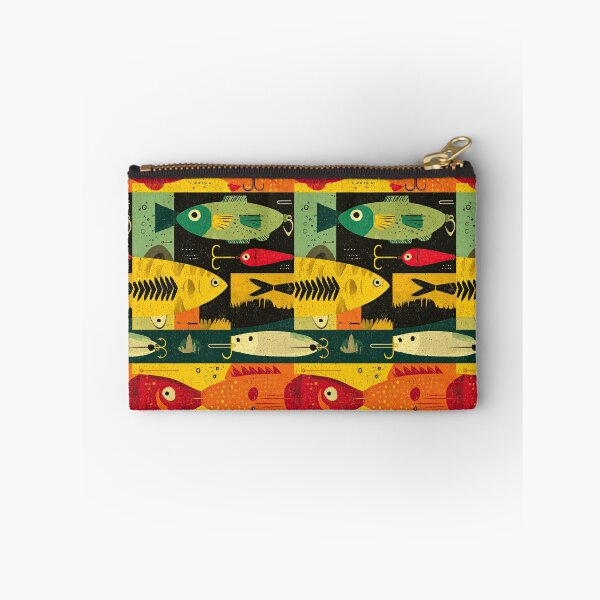 Item preview, Retro Colored Fish and Lures Blocks designed and sold by Piotrek0001.