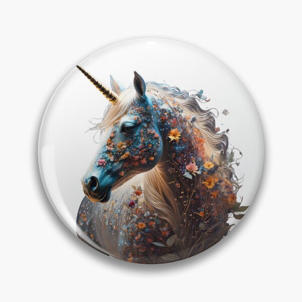 Item preview, Elegant Floral Fantasy Unicorn designed and sold by BetweenForms.