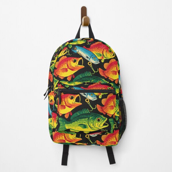Item preview, Bright Colorful Fish on Dark Green designed and sold by Piotrek0001.