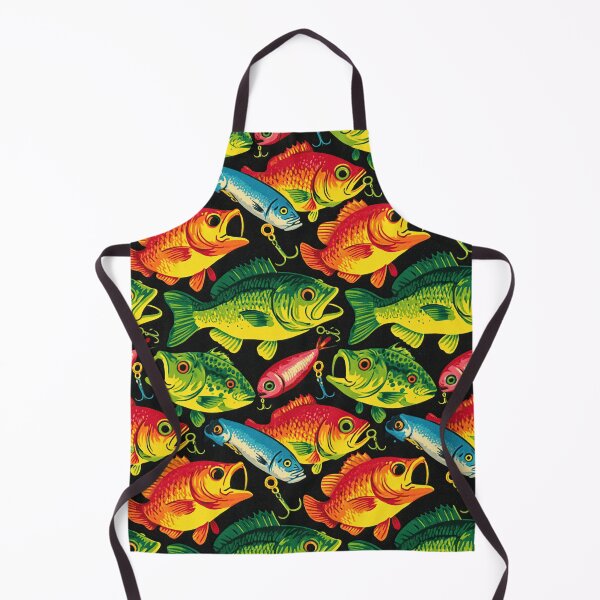 Item preview, Bright Colorful Fish on Dark Green designed and sold by Piotrek0001.