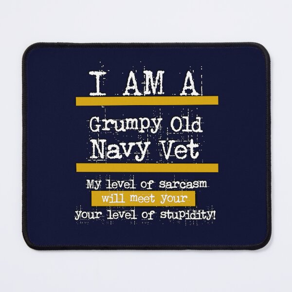 Item preview, Grumpy old Navy Vet designed and sold by KreativeCrow.