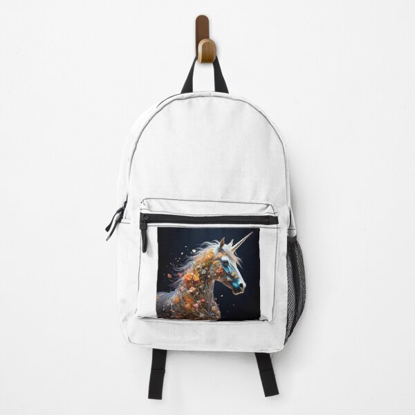Item preview, Dark Floral Unicorn Magical Portrait designed and sold by BetweenForms.