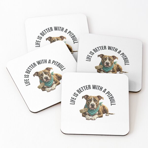 Item preview,  Life is Better with a Pitbull arch design  designed and sold by My Pitbull Place.