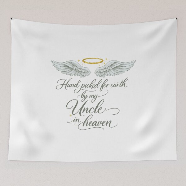 Item preview, Hand Picked For Earth By My Uncle In Heaven designed and sold by LuveraxArt.