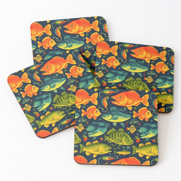 Item preview, Green and Blue Bass Fish Texture designed and sold by Piotrek0001.