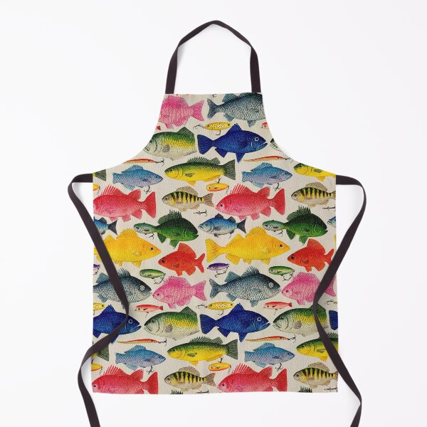 Item preview, Pink Blue and Green Fish on White designed and sold by Piotrek0001.