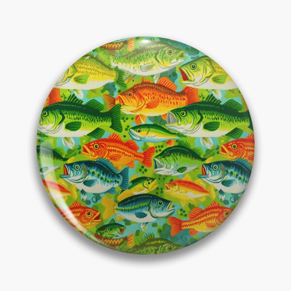 Item preview, Bright Green and Yellow Fish Texture designed and sold by Piotrek0001.