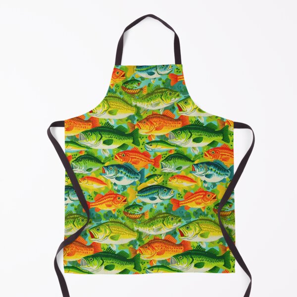 Item preview, Bright Green and Yellow Fish Texture designed and sold by Piotrek0001.