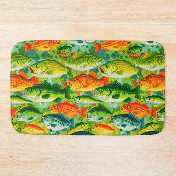 Item preview, Bright Green and Yellow Fish Texture designed and sold by Piotrek0001.