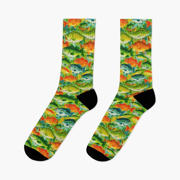 Item preview, Bright Green and Yellow Fish Texture designed and sold by Piotrek0001.