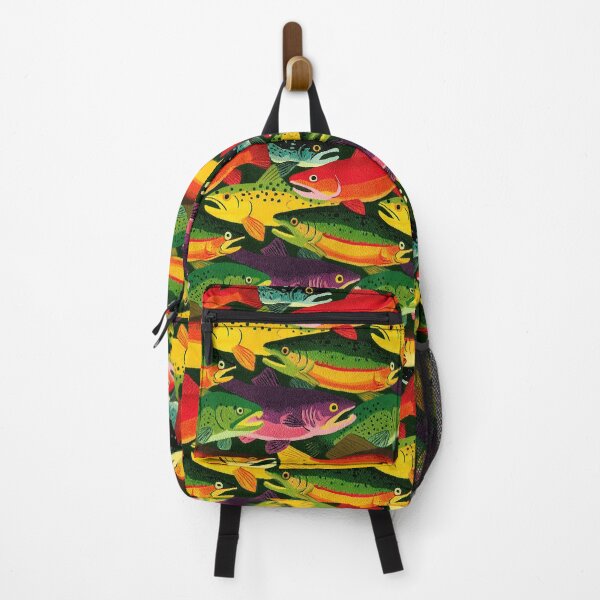 Item preview, Red and Green Fish Swimming Upwards designed and sold by Piotrek0001.