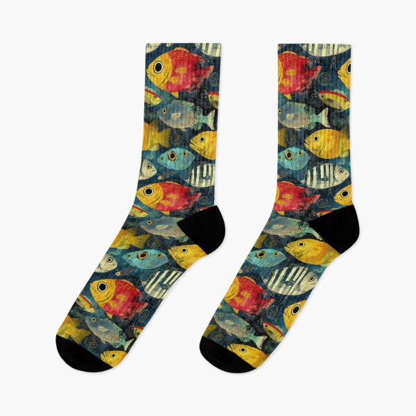 Item preview, Large Blue and Yellow Fish Close Up designed and sold by Piotrek0001.