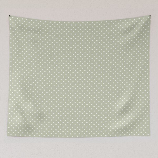 Item preview, Light Sage Green Polka Dot Phone Case Aesthetic Gift for Her, Sage Green Pastel Polka Dot Blanket Cozy Cottagecore Gift Idea, Light Sage Green Polka Dot Journal Graduation Gift for Girls designed and sold by VivaFy.