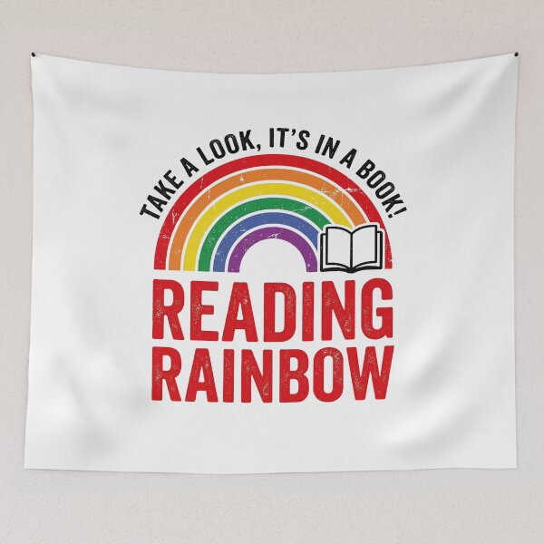 Item preview, Take A Look, It's In A Book! Reading Rainbow Book Lover Librarian Educator designed and sold by SofenArt.