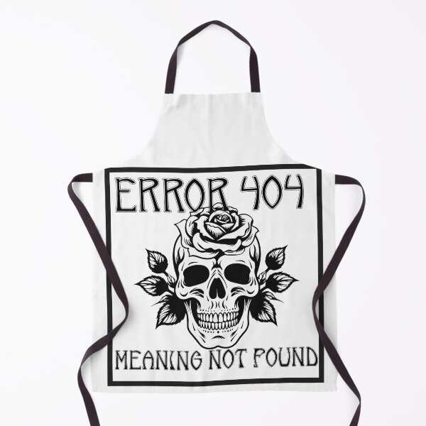 Item preview, Error 404: Meaning Not Found Skull Design designed and sold by thelivingrp.