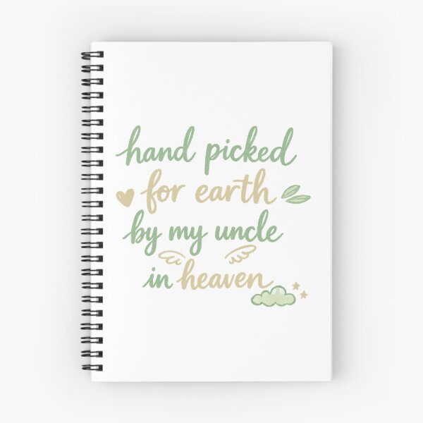 Item preview, Hand Picked For Earth By My Uncle In Heaven designed and sold by LuveraxArt.