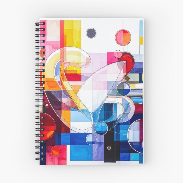 Item preview, Color Flow Circles – Abstract Geometric Watercolor Grid designed and sold by NizuCaCi.