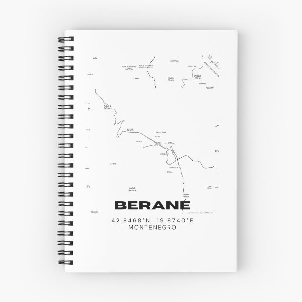 Item preview, Berane Montenegro Minimalist Map Poster | Modern City Layout Art designed and sold by RM-Journey.