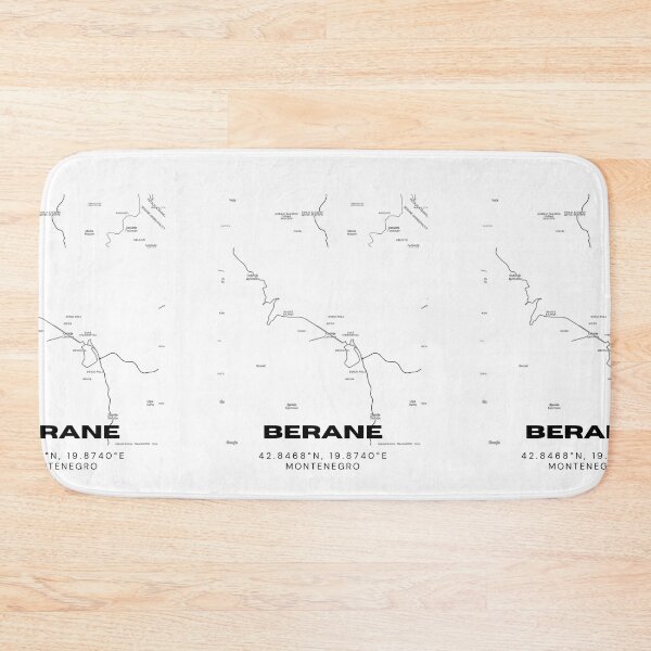 Item preview, Berane Montenegro Minimalist Map Poster | Modern City Layout Art designed and sold by RM-Journey.